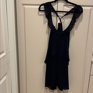 J.O.A. Strapless Navy Dress
